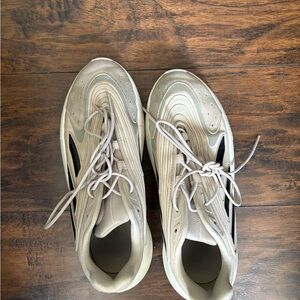 adidas Cream and Black Sneakers